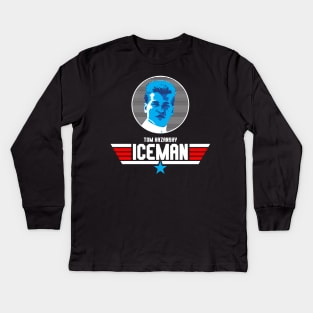 iceman top gun Kids Long Sleeve T-Shirt